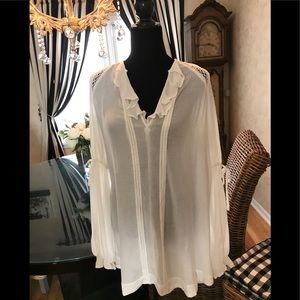 Free People Blouse SzL. $78 NWT!